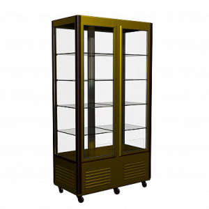 Витрина кондитерская Carboma D4 VM 800-1 0109-0102 (R800C Люкс коричнево-золотой)