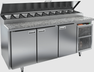 Стол холодильный HiCold PZ2-111/GN камень