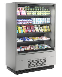 Горка холодильная Carboma FC20-07 VM 1,0-1 0300 LIGHT фронт X0 9006-9005 (версия 2.0)