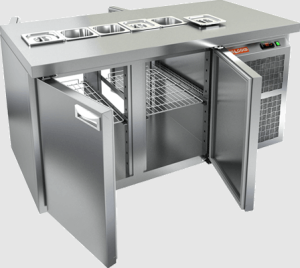 Стол холодильный HiCold SL2T-11/GN