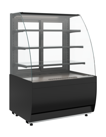 Витрина нейтральная Carboma K70 N 1,3-1 LIGHT 9005 (версия 2.0)