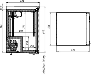 Шкаф холодильный Polair DM 102 Bravo