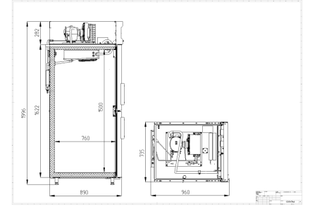 Шкаф морозильный Polair CB 107hd S