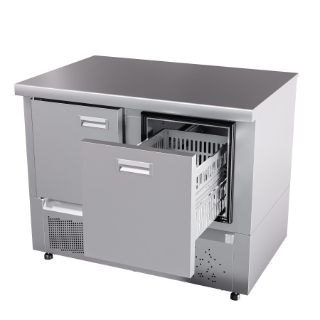 Стол морозильный Abat СХН-70Н-01 дверь, ящик 1, без борта