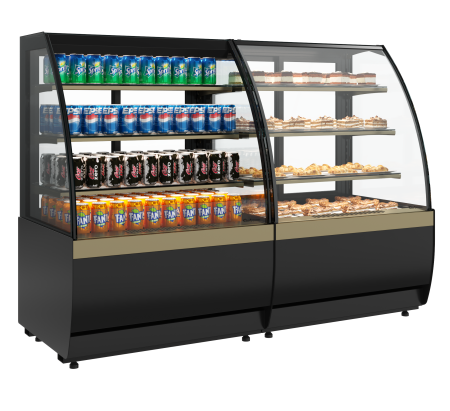 Витрина кондитерская Carboma K70 VV 0,9-1 STANDARD 9005-0109 (версия 2.0)