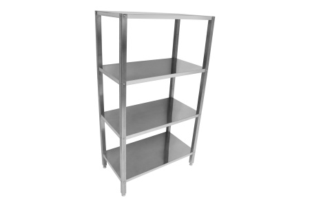 Стеллаж кухонный Hessen Т-1,6x12x6/4 нерж