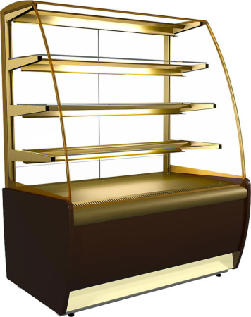 Витрина кондитерская Kayman K-ВК-900 бронза